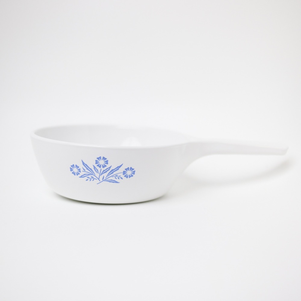 Corning Ware Blue Cornflower 1 Pint P-81-B White Saucepan Range Microwave‎